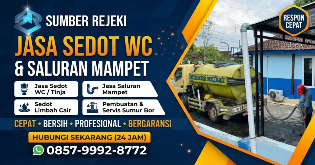 Layanan sedot WC Sumber Rejeki